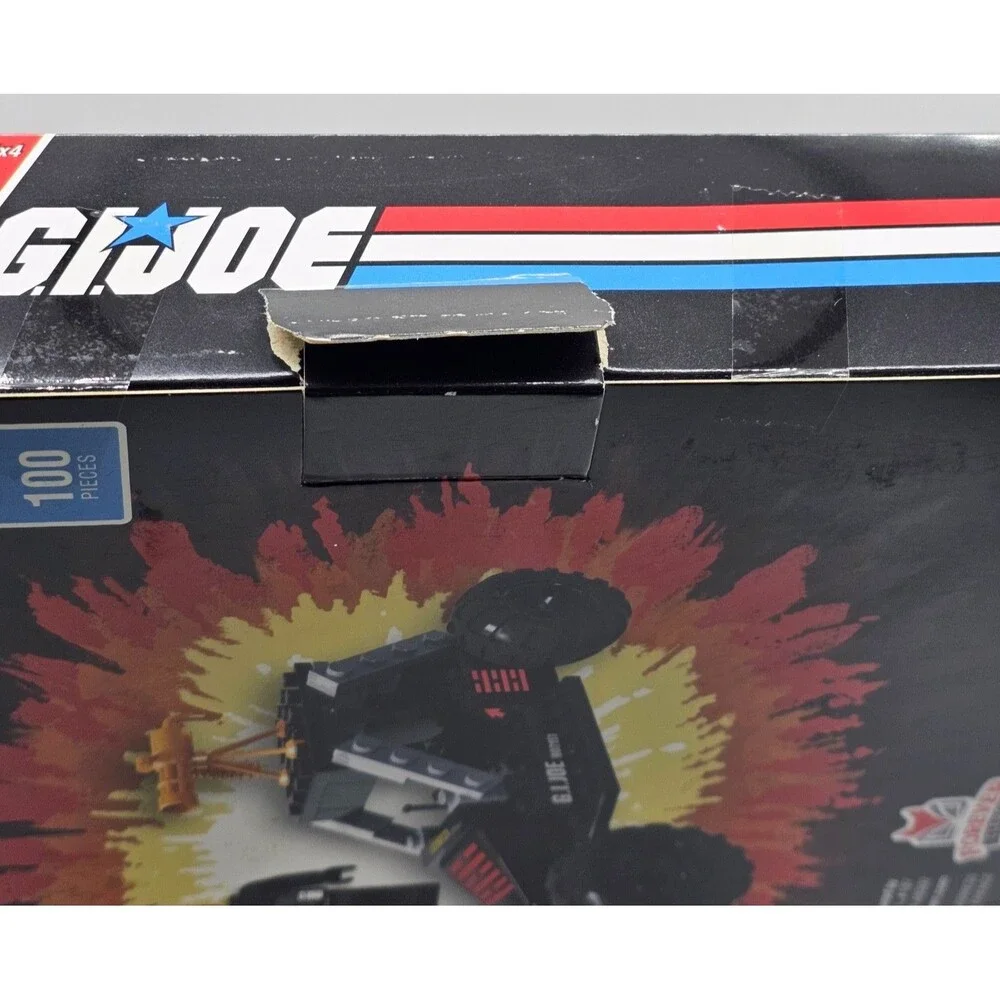 GI Joe Snake Eyes Ninja Commando 4x4 Building Block Kids Toy NEW